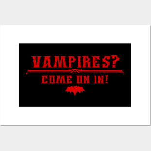 Vampires? Come on in! Posters and Art